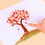 4 color kids baby finger paint paper pad kids set water finger painting for kids baby toddlers non toxic paint your fingers