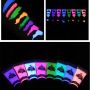 Party Glow in the dark spray gel body paint fabric paint set colors diy oil painting paint acrylic fabric for wall doodle