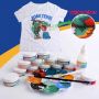 13 color 10 ml spray permanent fabric paint roller for fabric set colors diy oil painting paint acrylic fabric acrylic paint