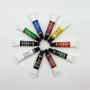 Good Reputation 12ml 18 Colors Waterproof Acrylic Pigment Metal Series Acrylic Pigment