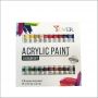 Non-toxic Artist Quality 24pcs 12ml Acrylic Paint Set For Artist