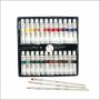 Non-toxic Artist Quality 24pcs 12ml Acrylic Paint Set For Artist