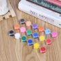 6colors 2ml Acrylic Paint Kids DIY for Clothing Textile Nail fiber pigment Acrylic Paints big Art supplies