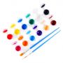 12colors Watercolor Paint+2pcs Paint Brush Set 3ml Mini Acrylic Paint Pots Factory Custom