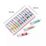 12colors 12ml Acrylic Paint Set tube Paint set Students Painting Beginner Wholesale Art Supplies