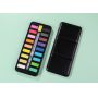 Beginners Can Easily Carry Art Supplies 12 18 Colors 24 Colors Solid Watercolor Paint Set