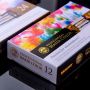 Student art special supplies 12/24/48 color solid watercolor metal box oil paint set