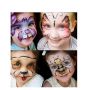 12Colors+10Pcs Watercolor Paint Brushes Set Face and Body Paint Non-toxic Artist Suppliers