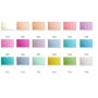 Superior PWK-18P/18B New Products Fan Shape Pocket Solid Pastel Water Color Painting Set with Art Brush and Detachable Sponge