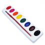 8 Vibrant Colors Washable Paint Semi-moist Watercolor Set For Kids and students