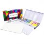 wholesale Art Supplies metal tin box Solid Watercolor Paints Set For Artist School