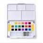18/24/36 Colors Safe Solid Educational School Art Early Leaning Watercolor Aquarelle Color Paint Set With Water brush
