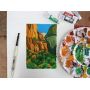 Amazon Hot 24 colors 12ml Artist DIY Craft Gouaches Paint Tube Set for Canvas, Wood, Ceramic, Fabric