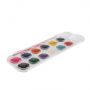 8 12 18 Colors Non-toxic Dry Water Color Cake Pan ,Solid Watercolor Paint Set With Palette and Brush