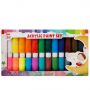 24pcs Plastic Bottle Packing 60ml Non Toxic Fluorescent Art Poster Color Paint Set washable