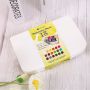 Professional 18/36 bright colors water colour paint set watercolor block