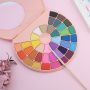 38 Colors Portable Artist Solid Washable Pigment Watercolor Paint Set With One Brush