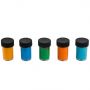 24 Colors Quick Drying Base Liquid Watercolor Acrylic Paint Pots Set