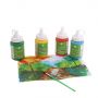 300ml Bulk Two Openings Bottled Art Acrylic Paint With Handle