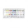 Non-toxic Artist Quality 12 Colors Acrylic Paint Set For Painting Canvas Wood Fabric