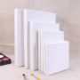 OEM costom size square shape 4 pcs pack wholesale blank stretched canvas