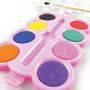 2.8cm acuarelas solid kids palette cake water color paint set