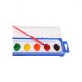 8 vibrant colors washable paint semi-moist watercolor set for kids and students