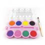 2.8cm acuarelas solid kids palette cake water color paint set