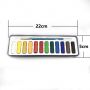 Non toxic 12 colors art supplies brush aquarell water color paint