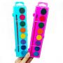 Very Cheap Price Non Toxic 8 Colors 2.1CM Aquarelle Water Color Cake With 1PCS Paint Brush