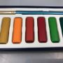 Non toxic 12 colors art supplies brush aquarell water color paint