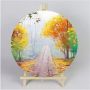 5 Pieces Canvas Frame 20 cm 100% Cotton Black Artist Canvas Stretched Painting