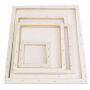 Multi pack different sizes professional art blank stretehed canvas panel for artist painting canvas canvas acrylic painting abs
