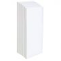 Artist Materials Stretched Canvas 4*12 inch White Cotton Canvas Painting Set for Drawing