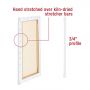 Artist Materials Stretched Canvas 4*12 inch White Cotton Canvas Painting Set for Drawing