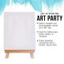 8X10'' wholesale blank cotton stretch canvas and easel art supplies set