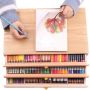 Hot Sale Wooden Box Cheap Wood Box Art Painting Set Craft Wooden Boxes