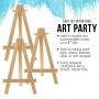 Pine wood tripod children's drawing easel artist drawing set