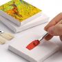 12 Pack 3 in 1 Easel Learning Set Mini Canvas and Easel Water Paint Art Easel