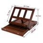 Varnished drawing mini table studio wooden easel