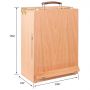 Art Supplies Box Easel Sketch Box Painting Storage Box-Adjustable Design set with Large 2-Drawer