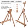 High Quality WhiteBoard Easel Painting Wooden Lightweight Portable Easel