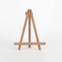 2 pack wholesale pine beech wooden desk table easel painting stand mini display easel with canvas