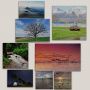 9 Pcs Assorted Size Artist Blank Canvas Art Canvas Multi Panel Canvas Boards Creative Blank Painting Panels for drawing