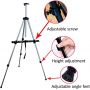 66 Inches art Aluminum easel with Portable Bag adjust height tripod easel painting easel stand
