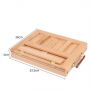 High Quality 33.5x26x5cm Adjustable Wooden Easel Box Multifunctional Tabletop Beech Painting Art Easel