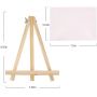 mini easel and canvas Suitable for Fine Art Painting for drawing easel wooden