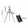 black display stand easel iron tripod metal easel display for art easel