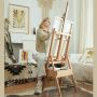 studio easel with Art Supply Storage Drawer - Adjustable (60