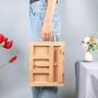 wood desk table easel with Storage Drawer and 1 Palette for Painting, Drawing and Displaying Artwork art easel wood easel